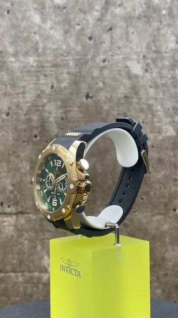 Invicta I-Force 19661 Rel&oacute;gio Masculino - Movimento Quartz - A&ccedil;o Inoxid&aacute;vel com Mostrador Verde - 50 mm