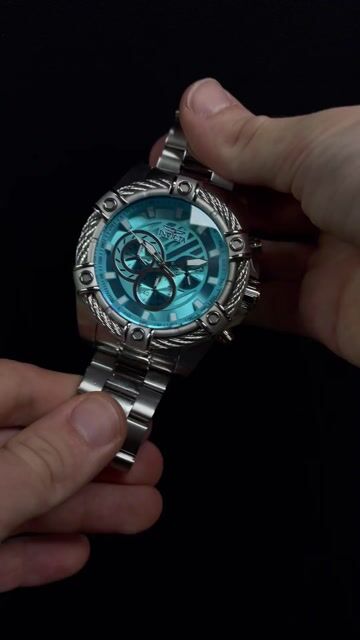 Invicta Bolt 48865 Rel&oacute;gio Masculino - Movimento Quartz - A&ccedil;o Inoxid&aacute;vel com Mostrador Azul - 52 mm