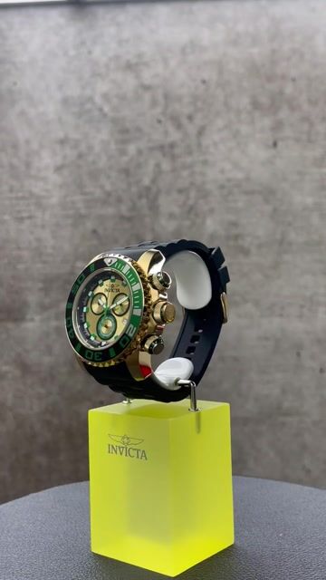 Invicta Sea Hunter 48987 Reloj de Hombre - Movimiento de Cuarzo - Acero Inoxidable con Esfera Dorada - 52 mm