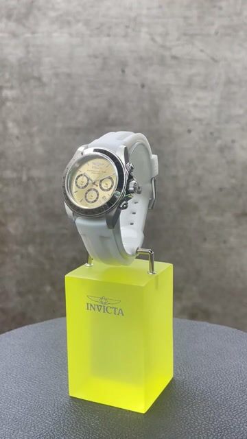 Invicta Speedway 50487 Men's Watch - Quartz Movement - Stainless Steel with Gold Dial - 40 mm