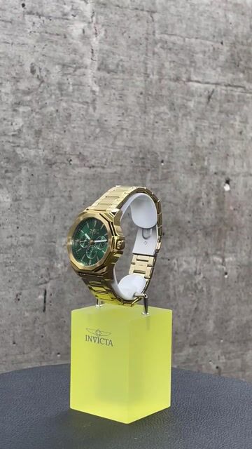 Invicta Speedway 46856 Mo&scaron;ka ura - Quartz mehanizem - Nerjaveče jeklo z zelenim &scaron;tevilčnico - 42 mm