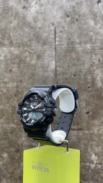 Activa Digital ACW496-001 Reloj de hombre - Movimiento de cuarzo - Pl&aacute;stico con esfera negra - 50 mm