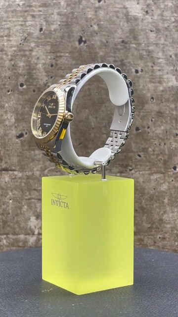 Invicta Specialty 47401 Herren Uhr - Quartz Bewegung - Edelstahl mit Schwarzem Zifferblatt - 43 mm