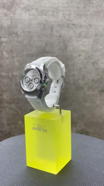 Invicta Speedway 50488 Men's Watch - Quartz Movement - Stainless Steel with Silver Dial - 40 mm