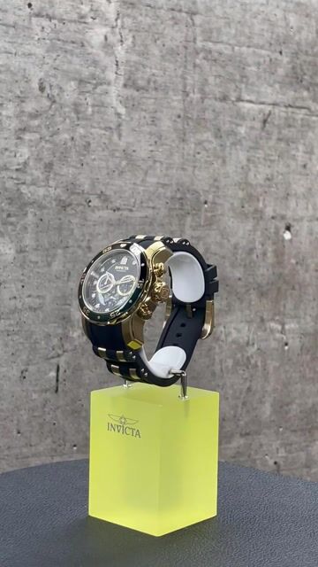 Invicta Pro Diver 44522 Reloj de Hombre - Movimiento de Cuarzo - Acero Inoxidable con Esfera Negra - 48 mm