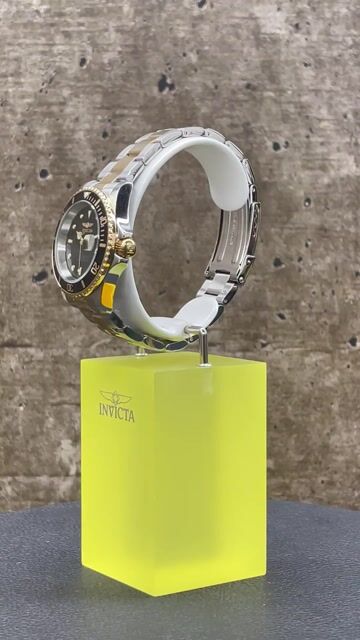 Invicta Pro Diver 26973 Herenhorloge - Quartz Uurwerk - Roestvrij Staal met Zwarte Wijzerplaat - 40 mm