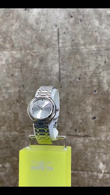 Invicta Wildflower 48226 Rel&oacute;gio Feminino - Movimento Quartz - A&ccedil;o Inoxid&aacute;vel com Mostrador Prateado - 32 mm