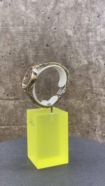 Invicta Wildflower 47322 Rel&oacute;gio Feminino - Movimento Quartzo - A&ccedil;o Inoxid&aacute;vel com Mostrador Preto - 38 mm
