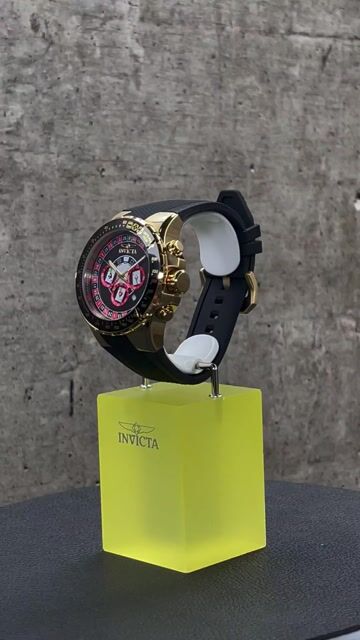 Invicta Aviator 49851 Reloj de Hombre - Movimiento de Cuarzo - Acero Inoxidable con Esfera Negra - 50 mm