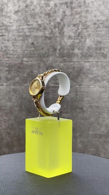 Montres Prestige Classic MPW-0210 Damenuhr - Quarzwerk - Metall mit goldenem Zifferblatt - 28 mm