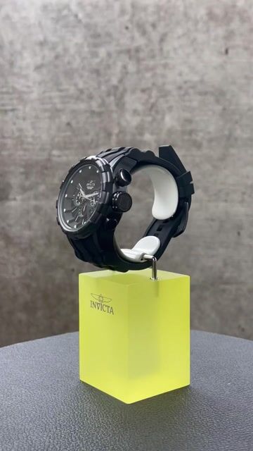 Invicta I-Force 16974 Reloj de Hombre - Movimiento de Cuarzo - Acero Inoxidable con Esfera Negra - 52 mm