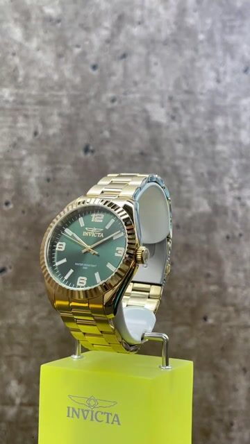 Invicta Specialty 47459 Rel&oacute;gio Masculino - Movimento Quartz - A&ccedil;o Inoxid&aacute;vel com Mostrador Verde - 43 mm