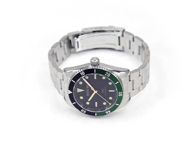 Invicta VINTAGE Pro Diver 34335 Men's Watch - Automatic Movement - Stainless Steel with Black Dial - 40 mm