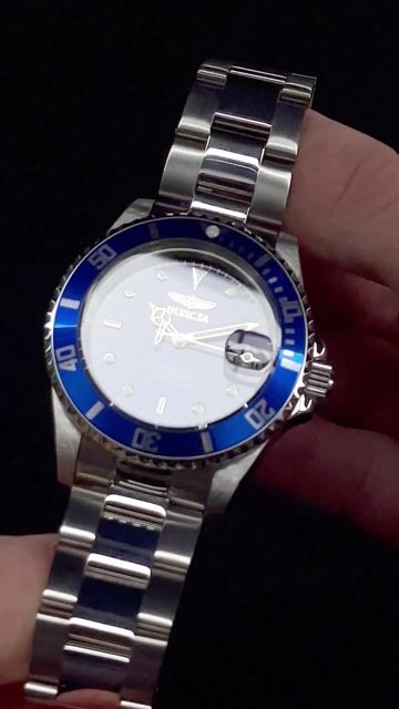 Invicta Pro Diver 9094OB Reloj de Hombre - Movimiento Autom&aacute;tico - Acero Inoxidable con Esfera Azul - 40 mm