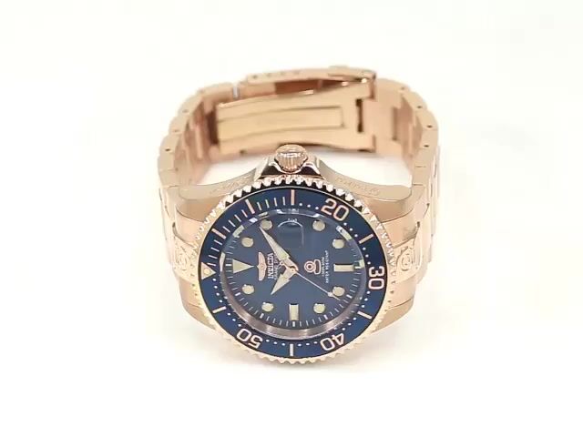 Invicta Grand Diver 33316 Men's Watch - Automatic Movement - Stainless Steel with Blue Dial - 47 mm