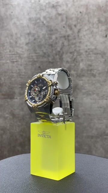 Invicta Bolt 49748 Rel&oacute;gio Masculino - Movimento Quartz - A&ccedil;o Inoxid&aacute;vel com Mostrador Cinza - 52 mm