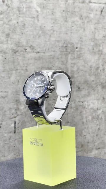 Invicta Speedway 49364 Men's Watch - Quartz Movement - Stainless Steel with Black Dial - 44 mm