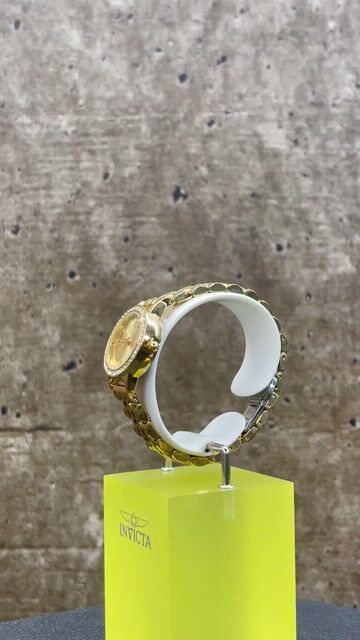 Montres Prestige Classic MPW-0023 Reloj de Mujer - Movimiento de Cuarzo - Metal con Esfera Dorada - 29 mm