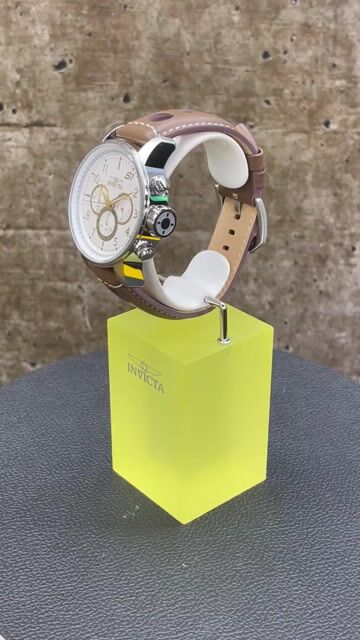 Invicta S1 Rally 16010 Orologio da Uomo - Movimento al Quarzo - Acciaio Inossidabile con Quadrante Argento - 48 mm