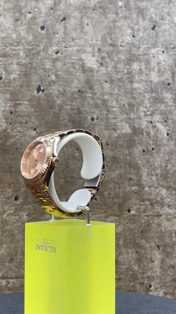 Invicta Specialty 47447 Orologio da Donna - Movimento al Quarzo - Acciaio Inossidabile con Quadrante in Oro Rosa - 36 mm