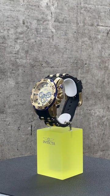 Invicta Pro Diver - SCUBA 22308 Men's Watch - Quartz Movement - Stainless Steel with Gold Dial - 50 mm