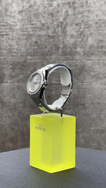 Invicta Angel 49846 Montre Femme - Mouvement Quartz - Acier Inoxydable avec Cadran Argent&eacute; - 38 mm