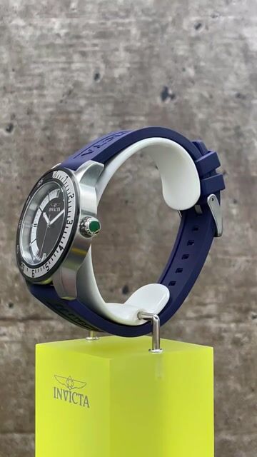 Invicta Specialty 34013 Reloj de Hombre - Movimiento de Cuarzo - Acero Inoxidable con Esfera Negra - 45 mm