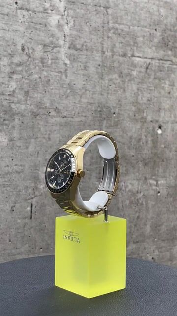 Invicta Aviator 38968 P&aacute;nske Hodinky - Quartz Movement - Nerezov&aacute; Oceľ s Čiernym Cifern&iacute;kom - 45 mm