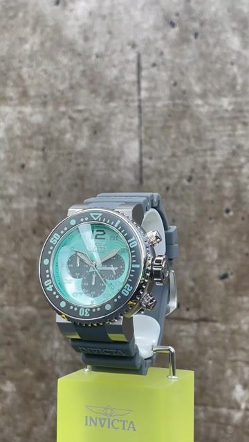 Invicta Pro Diver 47196 Herrenarmbanduhr - Quartz Bewegung - Edelstahl mit Blauem Zifferblatt - 52 mm