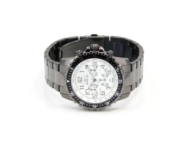 Invicta Specialty 11370 Orologio da Uomo - Movimento al Quarzo - Acciaio Inossidabile con Quadrante Argento - 45 mm