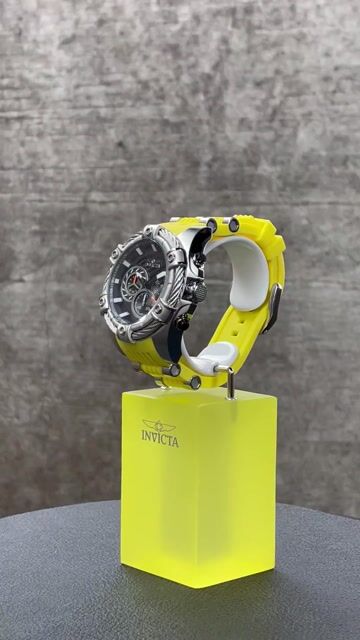 Invicta Bolt 49811 Herenhorloge - Quartz Uurwerk - Roestvrij Staal met Grijze Wijzerplaat - 52 mm