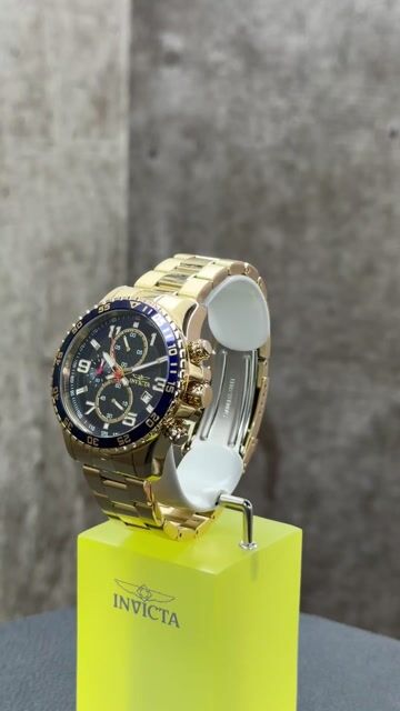 Invicta Specialty 14878 Zegarek męski - Mechanizm kwarcowy - Stal nierdzewna z czarną tarczą - 45 mm