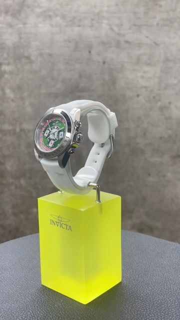 Invicta Speedway 50493 Men's Watch - Quartz Movement - Stainless Steel with Green Dial - 40 mm