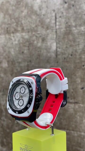 Invicta Speedway 46109 Orologio da Uomo - Impermeabile - Analogico - Movimento Quarzo - acciaio inossidabile con quadrante bianca - 46mm