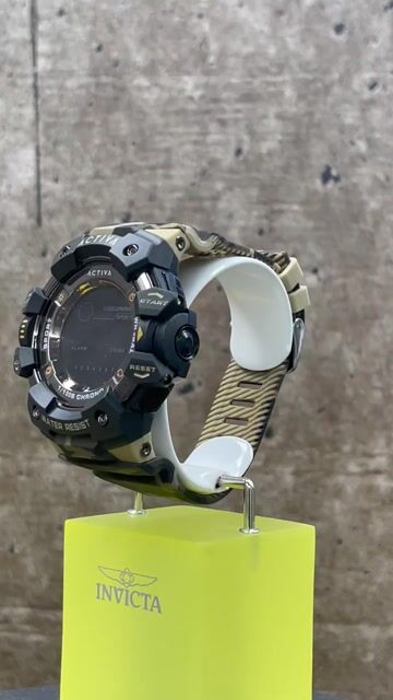 Activa Digital ACW8050MC-001 Montre Homme - Mouvement Quartz - Plastique avec Cadran Noir - 50 mm