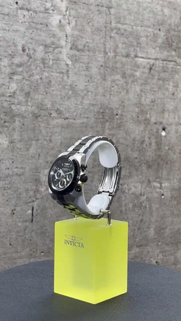 Invicta Speedway 6934 Reloj de Hombre - Movimiento de Cuarzo - Acero Inoxidable con Esfera Negra - 39 mm