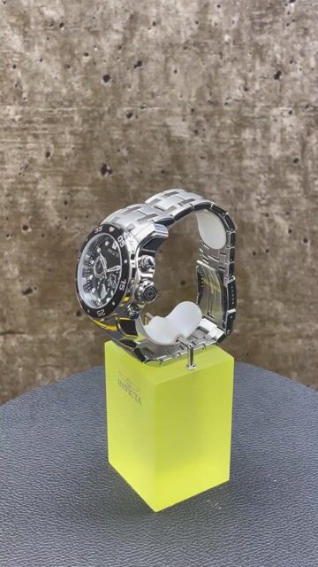 Invicta Pro Diver - SCUBA 0069 Rel&oacute;gio Masculino - Movimento Quartz - A&ccedil;o Inoxid&aacute;vel com Mostrador Preto - 48 mm
