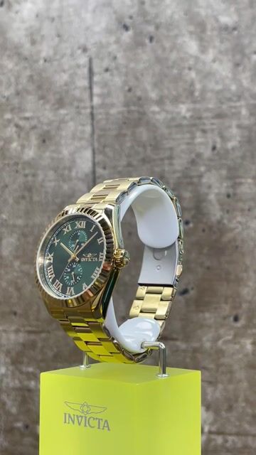Invicta Specialty 47430 Rel&oacute;gio Masculino - Movimento de Quartzo - A&ccedil;o Inoxid&aacute;vel com Mostrador Verde - 43 mm