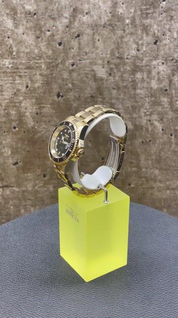 Invicta Pro Diver 26975 Herenhorloge - Quartz Uurwerk - Roestvrij Staal met Zwarte Wijzerplaat - 40 mm