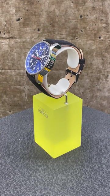 Invicta I-Force 1513 Rel&oacute;gio Masculino - Movimento Quartz - A&ccedil;o Inoxid&aacute;vel com Mostrador Azul - 46 mm