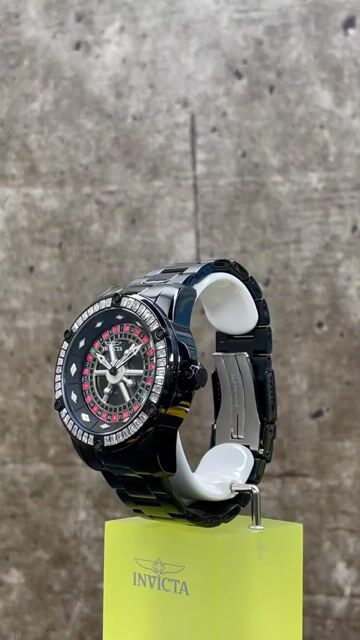 Invicta Specialty 28715 Rel&oacute;gio Masculino - Movimento Autom&aacute;tico - A&ccedil;o Inoxid&aacute;vel com Mostrador Preto - 52 mm