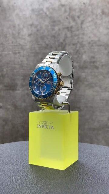 Invicta Pro Diver 43408 Rel&oacute;gio Masculino - Movimento Quartz - A&ccedil;o Inoxid&aacute;vel com Mostrador Azul - 43 mm