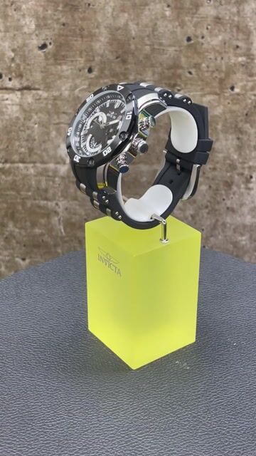 Invicta Pro Diver - SCUBA 22797 Rel&oacute;gio Masculino - Movimento de Quartzo - A&ccedil;o Inoxid&aacute;vel com Mostrador Preto - 50 mm