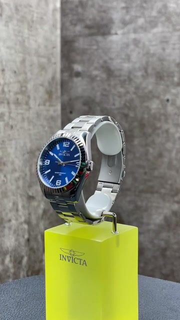 Invicta Specialty 47451 Rel&oacute;gio Masculino - Movimento Quartz - A&ccedil;o Inoxid&aacute;vel com Mostrador Azul - 43 mm
