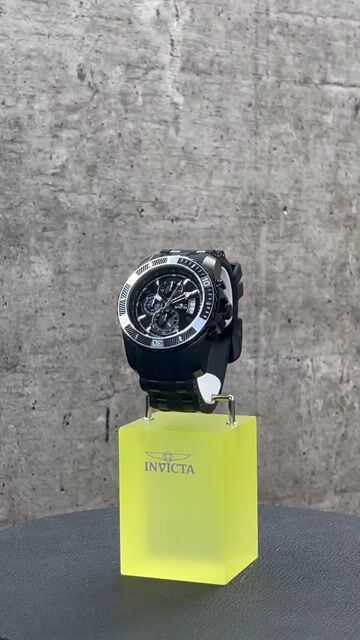 Invicta Pro Diver - SCUBA 22433 Rel&oacute;gio Masculino - Movimento de Quartzo - A&ccedil;o Inoxid&aacute;vel com Mostrador Preto - 45 mm