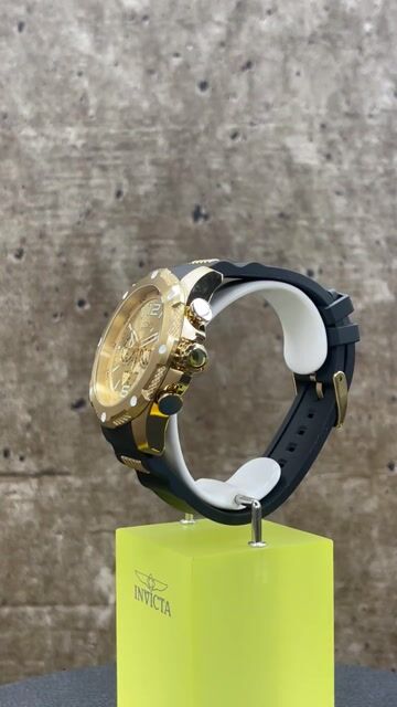 Invicta I-Force 19660 Rel&oacute;gio Masculino - Movimento de Quartzo - A&ccedil;o Inoxid&aacute;vel com Mostrador Dourado - 50 mm