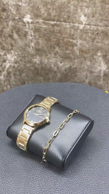 Invicta Wildflower 47273 Orologio da Donna - Movimento al Quarzo - Acciaio Inossidabile con Quadrante Nero - 34 mm