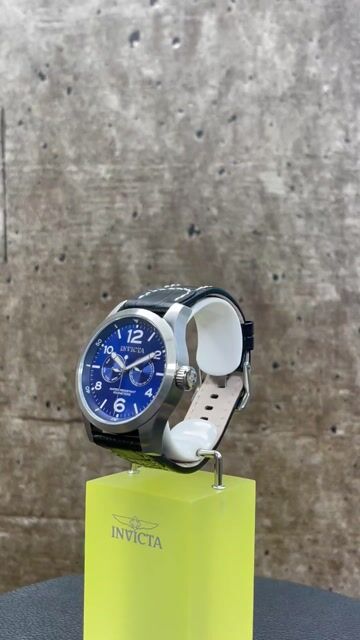 Invicta I-Force 10490 Rel&oacute;gio Masculino - Movimento Quartzo - A&ccedil;o Inoxid&aacute;vel com Mostrador Azul - 48 mm