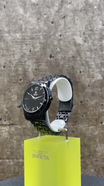 Montres Prestige Classic MPW-0030 Zegarek męski - Mechanizm kwarcowy - Metal z czarną tarczą - 41 mm