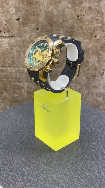 Invicta Pro Diver - SCUBA 23425 Orologio da uomo - Movimento al quarzo - Acciaio inossidabile con quadrante verde - 50 mm